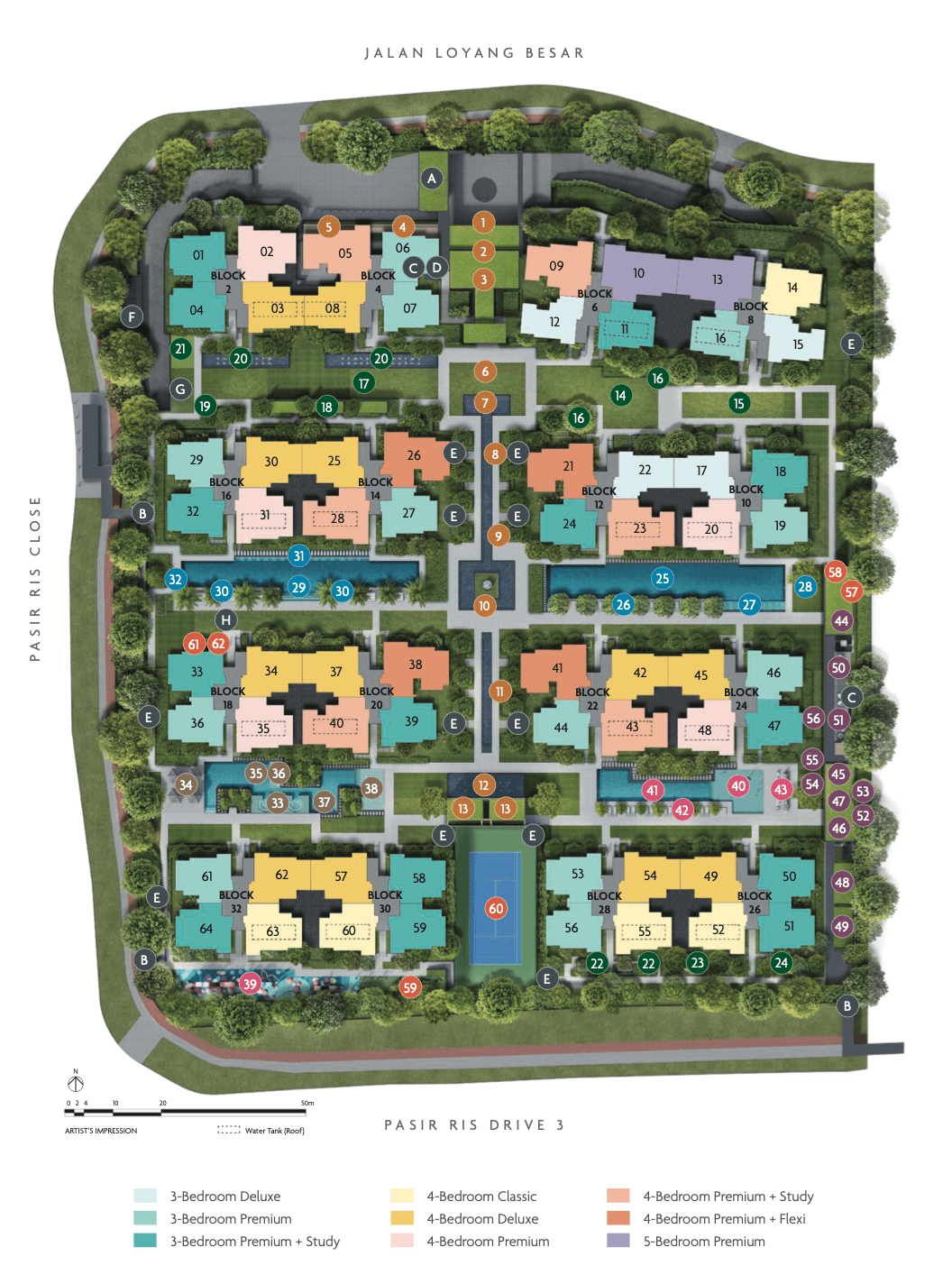 Coastal Cabana Site Plan